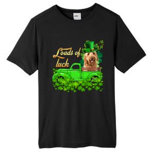 Loads Of Luck Truck Goldendoodle St Patrick's Day Gift Tall Fusion ChromaSoft Performance T-Shirt