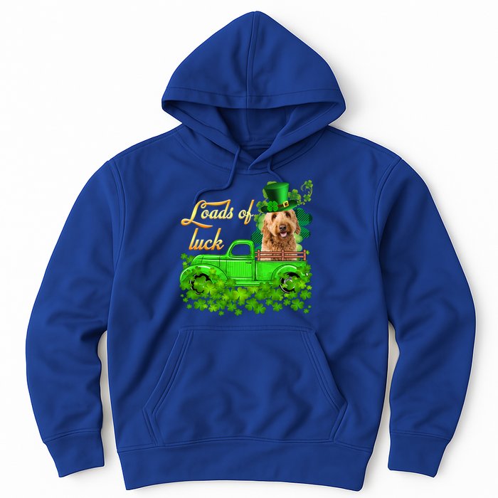 Loads Of Luck Truck Goldendoodle St Patrick's Day Gift Hoodie