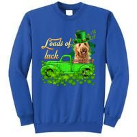 Loads Of Luck Truck Goldendoodle St Patrick's Day Gift Sweatshirt