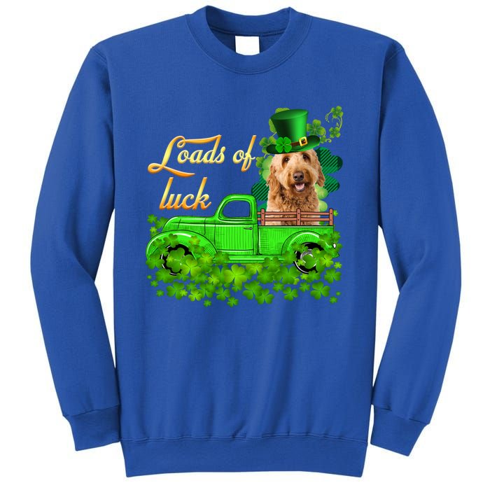 Loads Of Luck Truck Goldendoodle St Patrick's Day Gift Sweatshirt