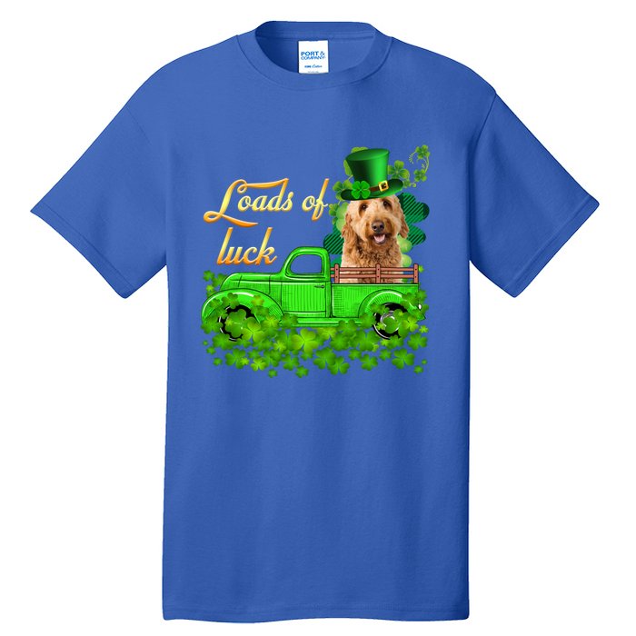 Loads Of Luck Truck Goldendoodle St Patrick's Day Gift Tall T-Shirt