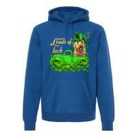 Loads Of Luck Truck Goldendoodle St Patrick's Day Gift Premium Hoodie