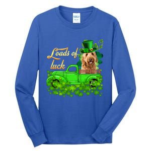 Loads Of Luck Truck Goldendoodle St Patrick's Day Gift Tall Long Sleeve T-Shirt