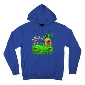 Loads Of Luck Truck Goldendoodle St Patrick's Day Gift Tall Hoodie