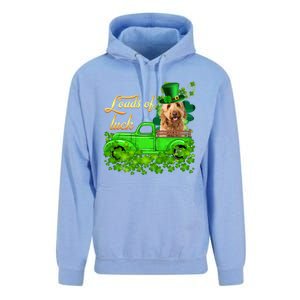 Loads Of Luck Truck Goldendoodle St Patrick's Day Gift Unisex Surf Hoodie