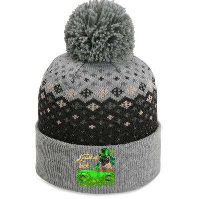 Loads Of Luck Truck Leonberger St Patrick's Day Gift The Baniff Cuffed Pom Beanie