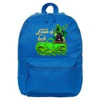 Loads Of Luck Truck Scottish Terrier St Patrick's Day Funny Gift 16 in Basic Backpack