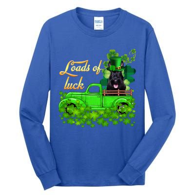 Loads Of Luck Truck Scottish Terrier St Patrick's Day Funny Gift Tall Long Sleeve T-Shirt