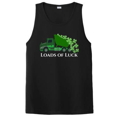 Loads Of Luck Truck St Patricks Day Shamrock Gift PosiCharge Competitor Tank