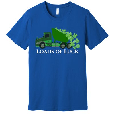 Loads Of Luck Truck St Patricks Day Shamrock Gift Premium T-Shirt