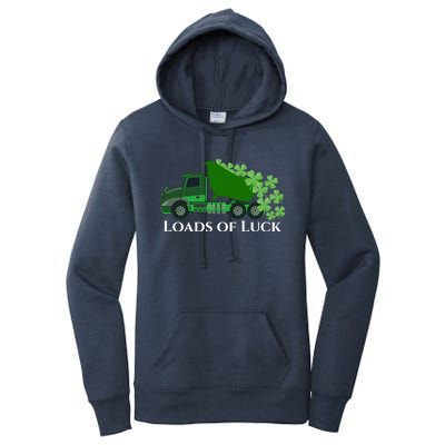 Loads Of Luck Truck St Patricks Day Shamrock Gift Women's Pullover Hoodie