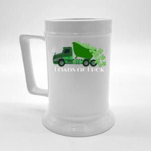 Loads Of Luck Truck St Patricks Day Shamrock Gift Beer Stein