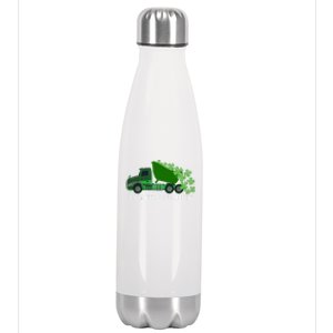 Loads Of Luck Truck St Patricks Day Shamrock Gift Stainless Steel Insulated Water Bottle