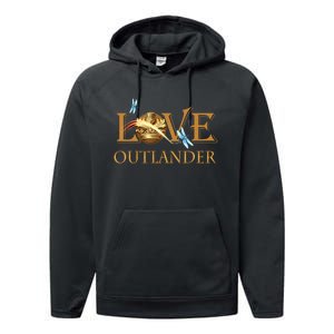 Love Outlander Performance Fleece Hoodie