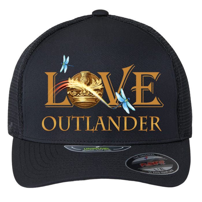 Love Outlander Flexfit Unipanel Trucker Cap