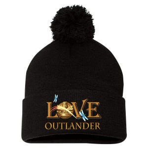 Love Outlander Pom Pom 12in Knit Beanie