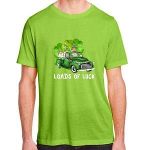 Load Of Luck Truck Gnomies Clover Shamrock St Patrick's Day Adult ChromaSoft Performance T-Shirt