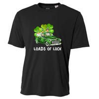 Load Of Luck Truck Gnomies Clover Shamrock St Patrick's Day Cooling Performance Crew T-Shirt