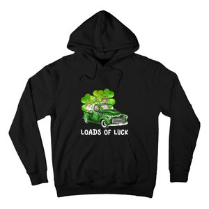 Load Of Luck Truck Gnomies Clover Shamrock St Patrick's Day Hoodie