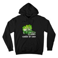 Load Of Luck Truck Gnomies Clover Shamrock St Patrick's Day Hoodie