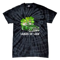 Load Of Luck Truck Gnomies Clover Shamrock St Patrick's Day Tie-Dye T-Shirt