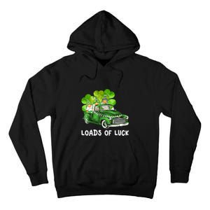 Load Of Luck Truck Gnomies Clover Shamrock St Patrick's Day Tall Hoodie