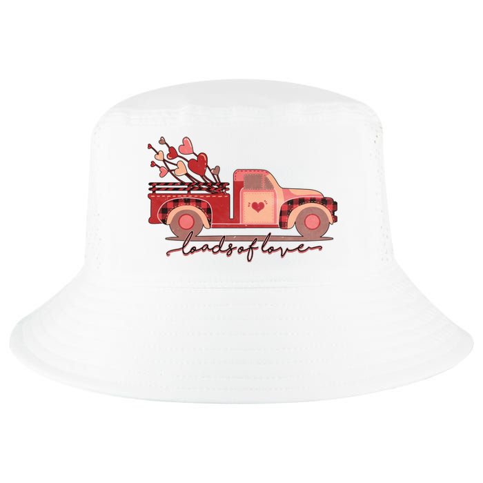 Load Of Love Truck Heart Retro Valentine's Day Gift Cool Comfort Performance Bucket Hat