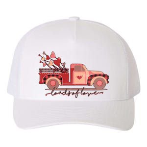 Load Of Love Truck Heart Retro Valentine's Day Gift Yupoong Adult 5-Panel Trucker Hat