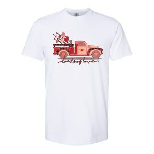 Load Of Love Truck Heart Retro Valentine's Day Gift Softstyle CVC T-Shirt