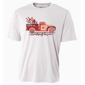 Load Of Love Truck Heart Retro Valentine's Day Gift Cooling Performance Crew T-Shirt