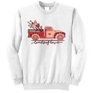 Load Of Love Truck Heart Retro Valentine's Day Gift Sweatshirt