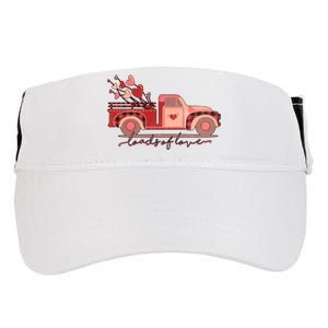 Load Of Love Truck Heart Retro Valentine's Day Gift Adult Drive Performance Visor