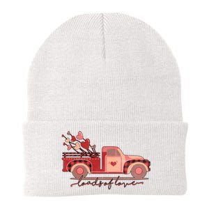 Load Of Love Truck Heart Retro Valentine's Day Gift Knit Cap Winter Beanie