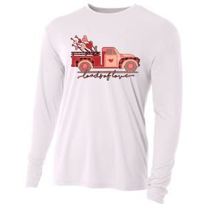 Load Of Love Truck Heart Retro Valentine's Day Gift Cooling Performance Long Sleeve Crew