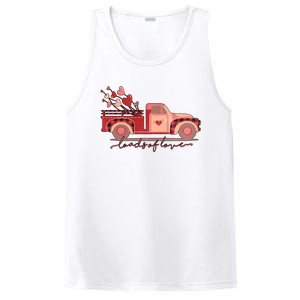 Load Of Love Truck Heart Retro Valentine's Day Gift PosiCharge Competitor Tank