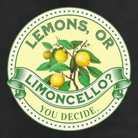 Lemons Or Limoncello You Decide. Optimist Pessimist Cool Comfort Performance Bucket Hat
