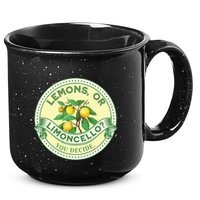 Lemons Or Limoncello You Decide. Optimist Pessimist 15oz Campfire Ceramic Mug