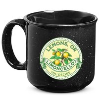 Lemons Or Limoncello You Decide. Optimist Pessimist 15oz Campfire Ceramic Mug