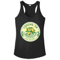 Lemons Or Limoncello You Decide. Optimist Pessimist Ladies PosiCharge Competitor Racerback Tank