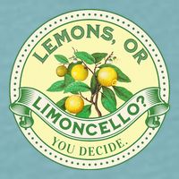 Lemons Or Limoncello You Decide. Optimist Pessimist Sueded Cloud Jersey T-Shirt