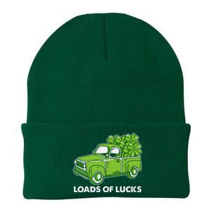 Load Of Lucks Trucks St Patricks Day Knit Cap Winter Beanie