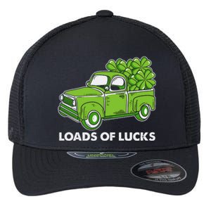 Load Of Lucks Trucks St Patricks Day Flexfit Unipanel Trucker Cap