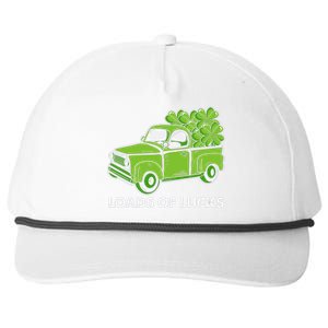 Load Of Lucks Trucks St Patricks Day Snapback Five-Panel Rope Hat