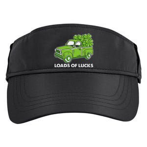 Load Of Lucks Trucks St Patricks Day Adult Drive Performance Visor