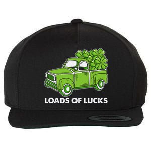 Load Of Lucks Trucks St Patricks Day Wool Snapback Cap