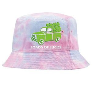 Load Of Lucks Trucks St Patricks Day Tie-Dyed Bucket Hat