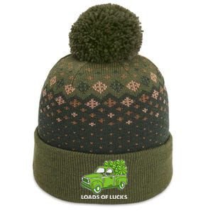 Load Of Lucks Trucks St Patricks Day The Baniff Cuffed Pom Beanie