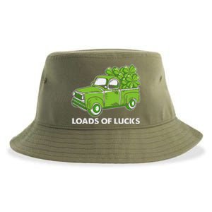 Load Of Lucks Trucks St Patricks Day Sustainable Bucket Hat