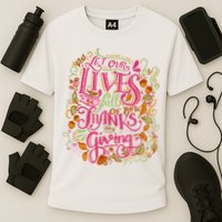Let Our Lives Be Full Of Both Thanks And Giving Performance Shirt