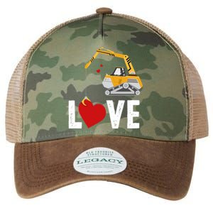 Loads Of Love Meaningful Gift For Construction Truck Lover Cute Gift Legacy Tie Dye Trucker Hat